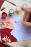 Lot de 3 marque-pages à peindre par numéro Cool Cats